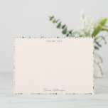 Whimsical Boho Greenery Foliage Bridal Shower Thank You Card