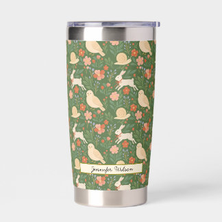 Whimsical boho Pattern Insulated Tumbler