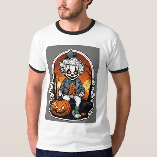 Whimsical Bones High_Quality Skeleton CarT_Shirt T_Shirt