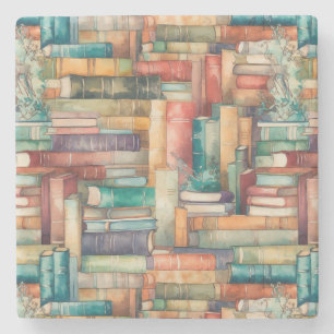 Whimsical Books Coaster