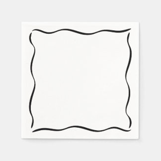 Whimsical Border A Tini Bit Older Birthday Napkins