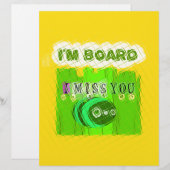 Whimsical Bored but Thinking of You (Front/Back)