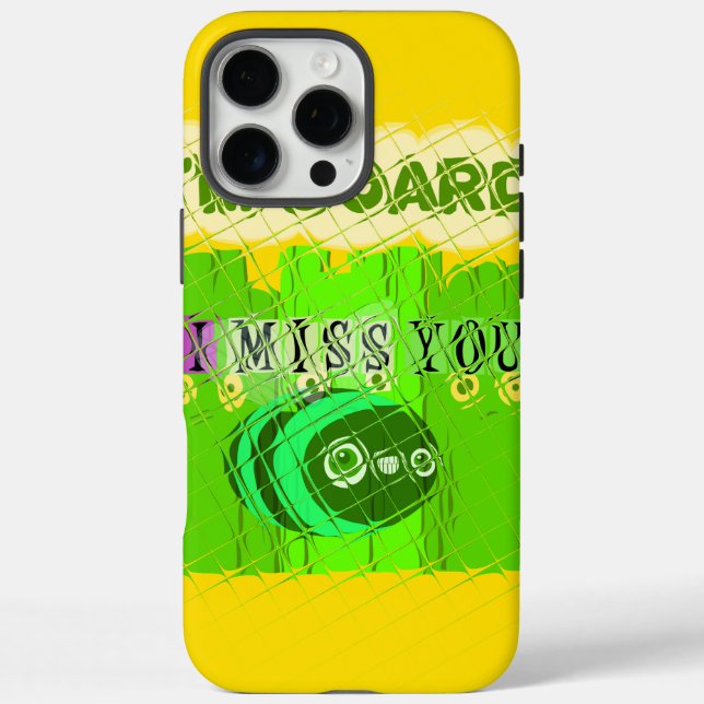 Whimsical Bored but Thinking of You Case-Mate iPhone Case (Back)