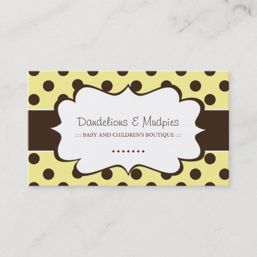 Whimsical Boutique Business Cards