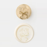 Whimsical Bow Wedding Wax Stamp Kit<br><div class="desc">Complete your wedding invitation suite in style with our elegant and whimsical bow wedding wax stamp kit. This design features our original bow illustration and hand written typography to add personal touch to your beautiful wedding invite suite.</div>