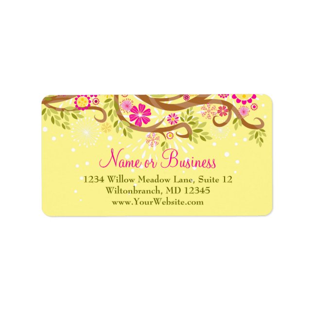 Whimsical Branch Label (Front)