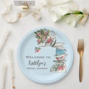 Whimsical Bridal Shower Tea Party  Paper Plates