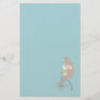 Whimsical Bunny and Bear Riding a Bike Stationery