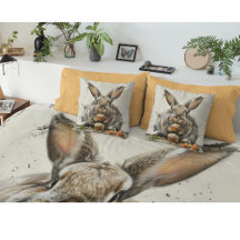 Whimsical Bunny Cupcake First Birthday Decorative