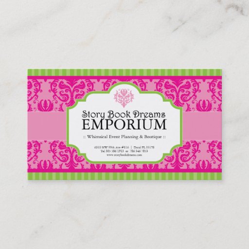 Customizable Whimsical Business Card