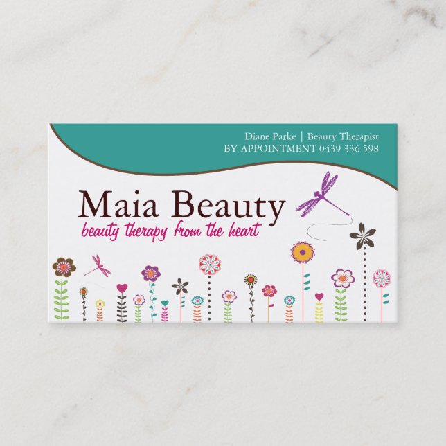 Whimsical Business Cards (Front)