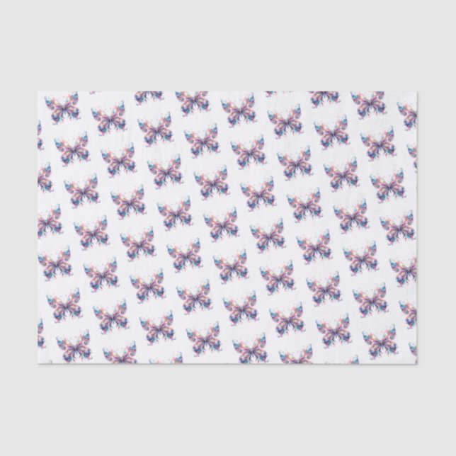 Whimsical Butterflies Tissue Paper (Front)