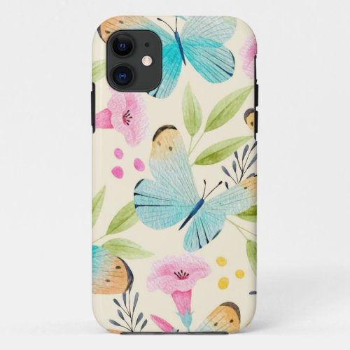 Whimsical  Butterfly    iPhone 11 Case