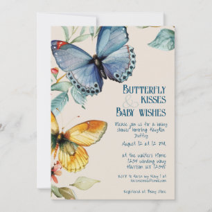 Whimsical Butterfly Fairytale Baby Shower Invitation