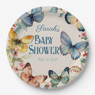 Whimsical Butterfly Garden Fairytale  Paper Plates