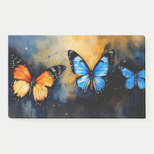 Whimsical Butterfly Magnet Card Post_it Notes