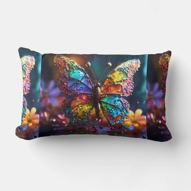 Whimsical Butterfly Pillow (Front)