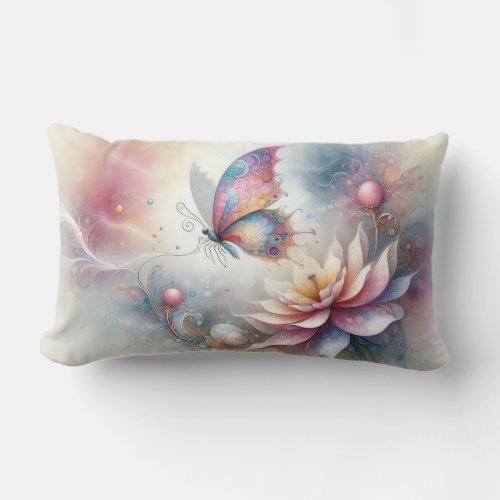 Whimsical Butterfly Pillow