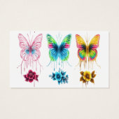 Whimsical Butterfly Symphony: Vibrant Colors (Back)
