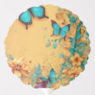 Whimsical Butterfly-Themed Hot Air Balloon Decorat