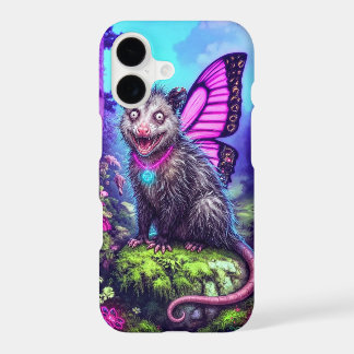 Whimsical Butterfly Wing Opossum Fantasy iPhone 17 Case