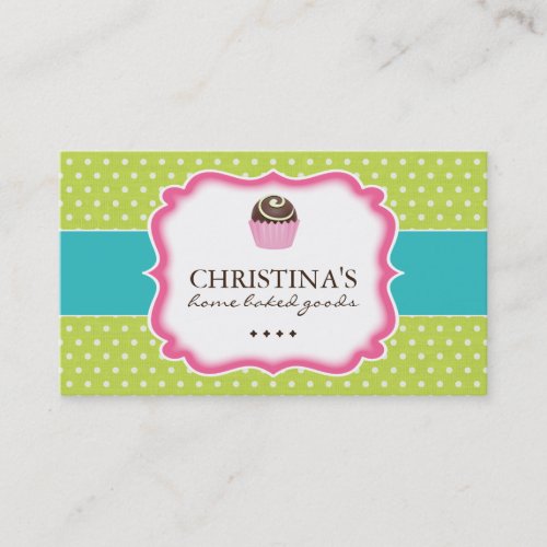 Whimsical Cake Ball Business Cards