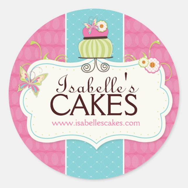 Whimsical Cake Labels (Front)