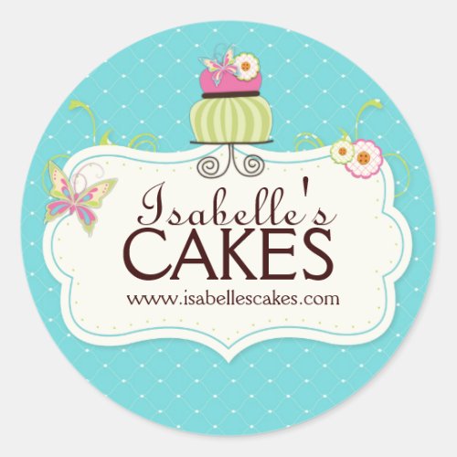 Whimsical Cake Labels