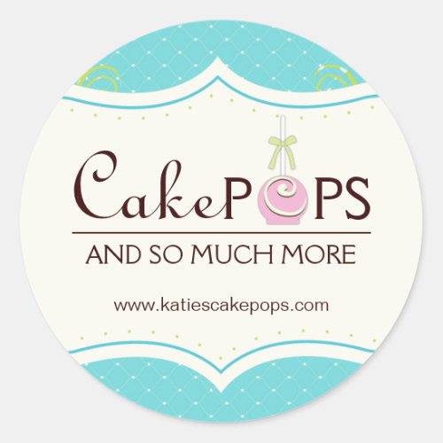 Whimsical Cake Pop Stickers