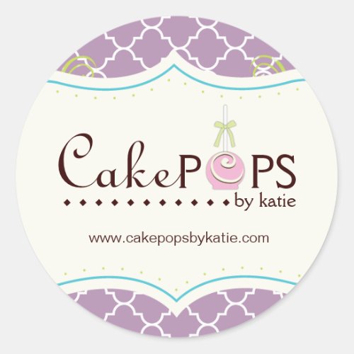 Whimsical Cake Pop Stickers