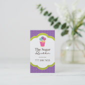 Whimsical Cake Pops Business Cards (Standing Front)