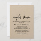 Whimsical Calligraphy Couples Shower