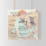 Whimsical Calligraphy Photo Wedding Guest Signing Poster