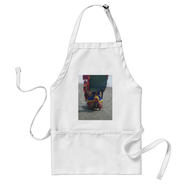 Whimsical Camel Art Print/Graphic Adult Apron (Front)