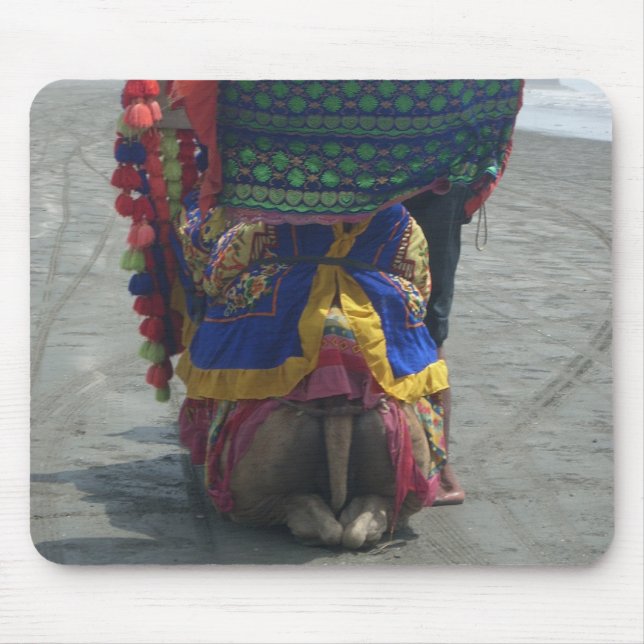 Whimsical Camel Art Print/Graphic Mouse Pad (Front)