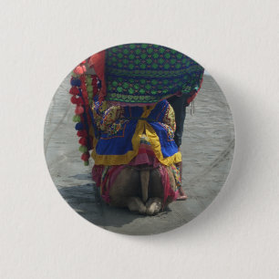 Whimsical Camel Art Print/Graphic Pinback Button