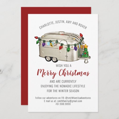 Whimsical Camper Seasonal Christmas