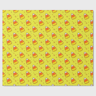 Whimsical Candy Corn, Halloween Candy Corn, Fall, Wrapping Paper