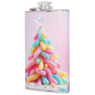 Whimsical Candy Tree Flask