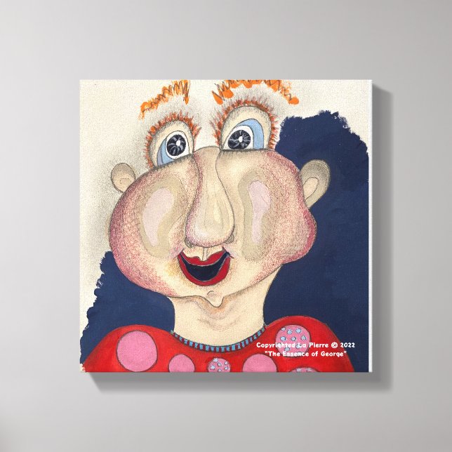 Whimsical Canvas Wall Face (Front)