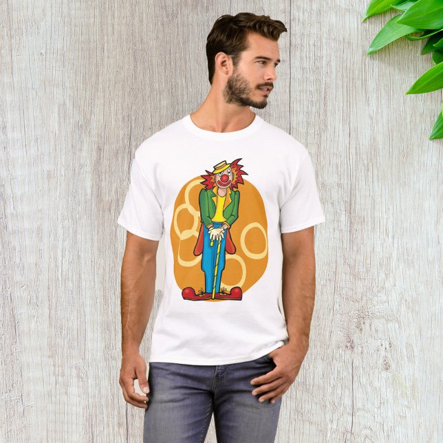 Whimsical Cartoon Clown with Bright Colors T-Shirt (Creator Uploaded)