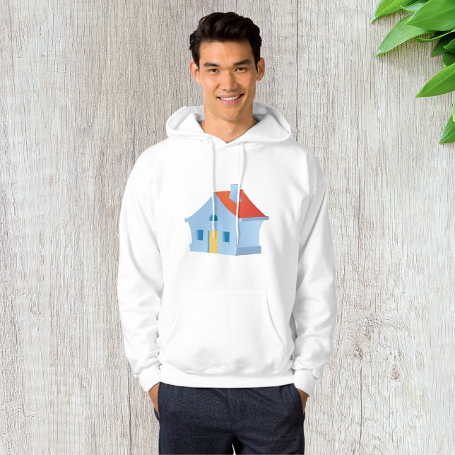 Whimsical Cartoon House Colorful Playful Home Hoodie (Creator Uploaded)