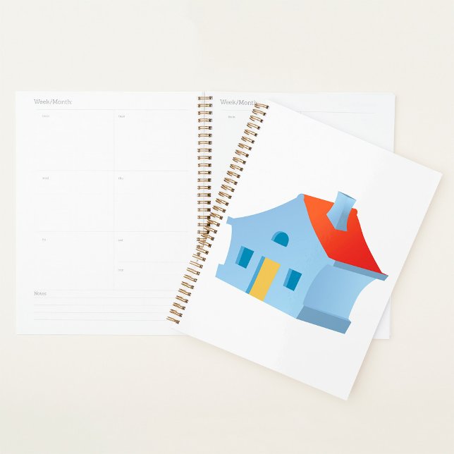 Whimsical Cartoon House Colorful Playful Home Planner (Creator Uploaded)