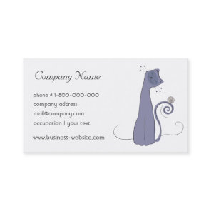 Whimsical Cat Business Card