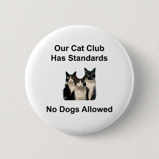 Whimsical Cat Button