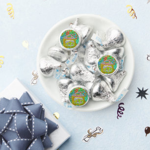 Whimsical Cat Family Storybook Birthday Hershey®'s Kisses®