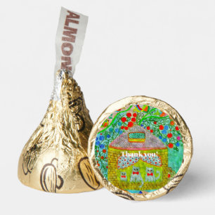 Whimsical Cat Family Storybook Birthday Hershey®'s Kisses®