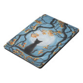 Whimsical Cat in Tree Full Moon Painting iPad Pro Cover (Side)