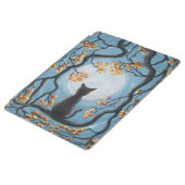 Whimsical Cat in Tree Full Moon Painting iPad Smart Cover (Side)