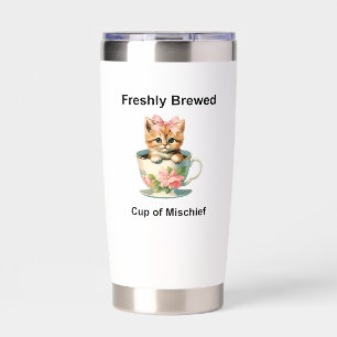 Whimsical Cat Insulated Tumbler